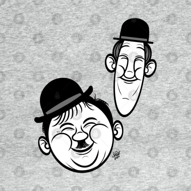 Laurel and Hardy by UzzyWorks